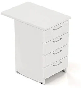 Kontajner Visio 70 x 47 cm - 4 zásuvky, biela