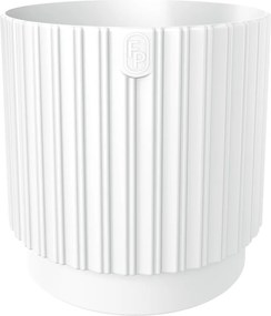 Kvetináč MIKA CYLI  PETIT ECO RECYCLED 180 mm biely*0187