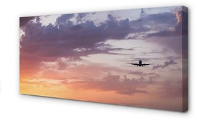 Obraz canvas Zamračené oblohy ľahké lietadlá 120x60 cm