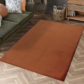 Dekorstudio Kožušinový koberec TOPIA - medený Rozmer koberca: 160x230cm