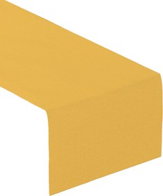 Štóla na stôl farba produktu žltá látka zapletaná, zatemňovacia
