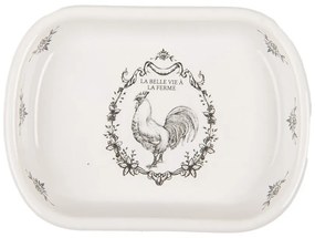 Keramická mydlenka s kohútom La Belle Vie - 13*10*3 cm