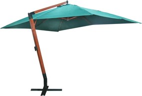 Multidom Zelený závesný slnečník Melia 300 x 400 cm