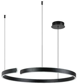 Rabalux 72115 závesný luster LED Silnora 35W, čierna