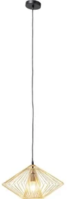 Modo Wire visiaca lampa okrúhla zlatá