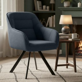 Stolička Pettuli látka - tmavosivá