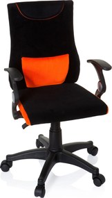 XXXLutz OTOČNÁ STOLIČKA PRE MLÁDEŽ, oranžová, čierna MID.YOU - Online Only detský nábytok - 001918002104