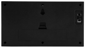 Karlsson 5976BK Dizajnové nástenné/pracovné hodinyčierne, 21 cm