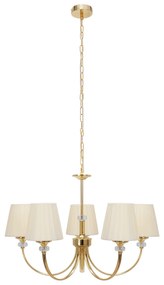 Toolight Toolight, stropná lampa 5xE14 APP1014-5CP, béžová, OSW-05557