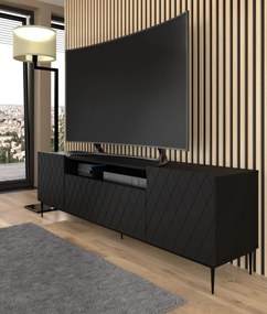 TV stolík/skrinka Dintanna 193 (čierna + čierna). Akcia -20%. Vlastná spoľahlivá doprava až k Vám domov. 1124912