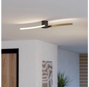 Eglo 901215 - LED Stropné svietidlo AIETA LED/12W/230V 4000K zlatá