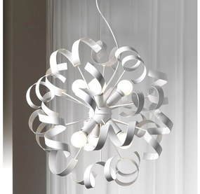 ONLI -  Luster na lanku ZOE 6xE14/6W/230V biela