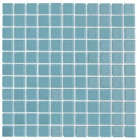 Sklenená mozaika Premium Mosaic tyrkysová 30x30 cm lesk MOS25TU