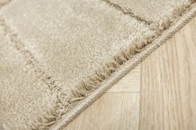 Kúpeľňový koberček Inez béžový, geometrický