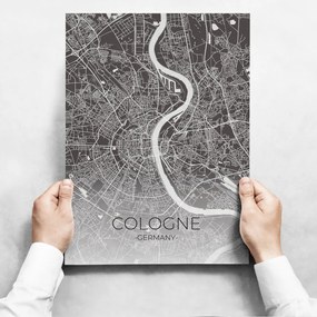 Obrazy na stenu - Map Of Cologne