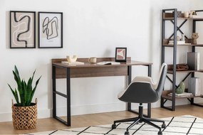 Pracovný stôl Rana Walnut and Black