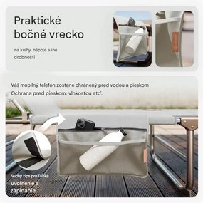 InternetovaZahrada Záhradné lehátko Ibiza - krémové