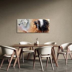 Obraz - Kúzla indiánov (120x50 cm)