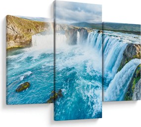 Obraz - Vodopád Godafoss (90x60 cm)