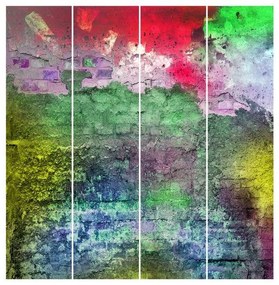 MANUFACTURER -  Súprava posuvnej záclony - Colourful - 4 panely