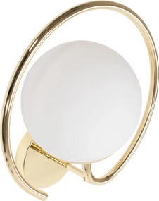 Toolight Toolight, nástenné svietidlo 1xE27 APP1153-1W, biela-zlatá, OSW-40007