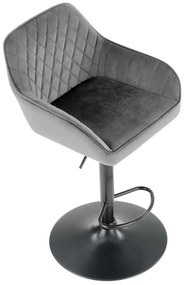 Barová stolička H103 sivá