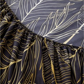 Obliečka z mikrovlákna VISATA čierna 90x200 cm