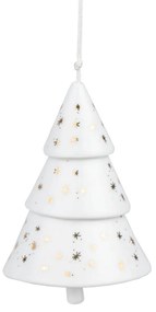 Závesný porcelánový zvonček LITTLE GOLDEN STAR