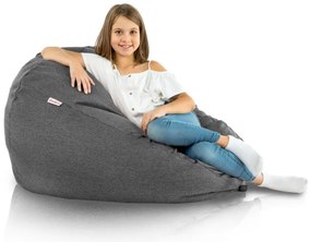 Sedací vak SAKO melanž čierny