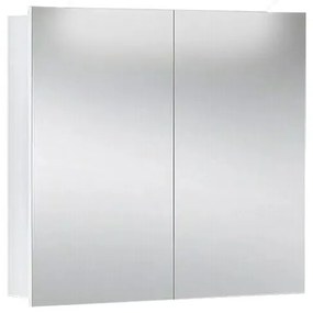 Camargue Orion Zrkadlová skrinka s LED osvetlením, 73 × 68 × 16 cm, biela
