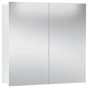 Camargue Orion Zrkadlová skrinka s LED osvetlením, 73 × 68 × 16 cm, biela