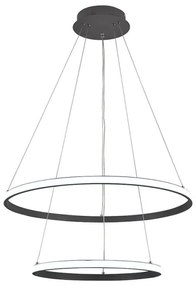 LED Stmievateľný luster na lanku LED/75W/230V 3000-6500K + diaľkové ovládanie