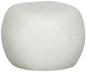 Biely okrúhly konferenčný stolík ø 50 cm Pebble – vtwonen