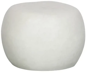 Biely okrúhly konferenčný stolík ø 50 cm Pebble – vtwonen
