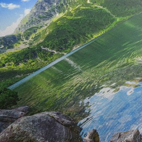 Obraz jazera v Tatrách (150x105 cm)