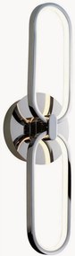 Nástenné svietidlo Colette Chrome