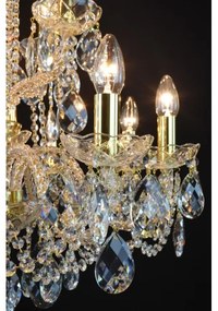 Wranovsky JWZ125122230 - Krištáľový luster na reťazi MARIERA 12xE14/40W/230V