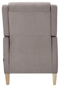 Sivé relaxačné kreslo Dina – Støraa