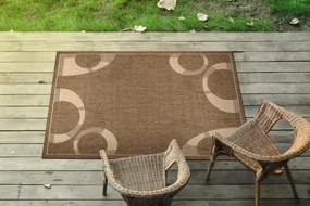 Koberec SIZAL FLOORLUX 20078 coffeee / mais