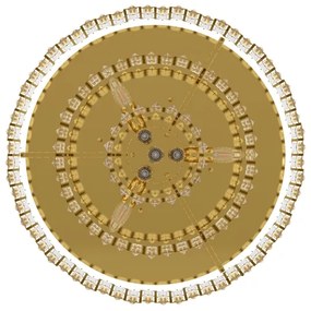 Eglo 39611 - Stropné svietidlo CALMEILLES 10xE14/25W/230V priemer 63 cm