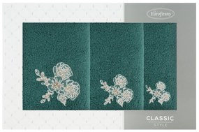 FROTÉ UTERÁK MELANI SADA 1KS 30X50 CM, 1KS 50X90 CM, 1KS 70X140 CM TMAVOMÄTOVÁ