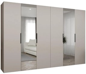 Skriňa Marbella II 300 kašmír/čierna