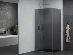 Mexen PRETORIA sprchovací kút 70x80cm, 6mm sklo, chrómový profil-šedé sklo, 852-070-080-01-40