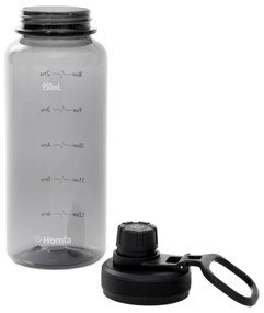 Fľaša LUNARE grafitová s odmerkou 888224 950 ml