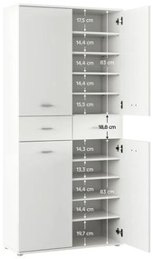 Botník (skrinka na topánky) Variacion (biela) . Vlastná spoľahlivá doprava až k Vám domov. 1116558