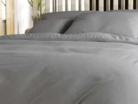 Bavlnené obliečky Lux sivé knoflík