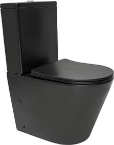 WC kombi komplet SAT Infinitio čierna matná mat vario SATINF031VPSNBKM