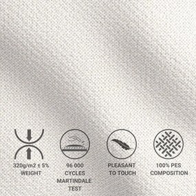 Krémová boxspring posteľ s úložným priestorom 160x200 cm Blend – Maison de Rêve