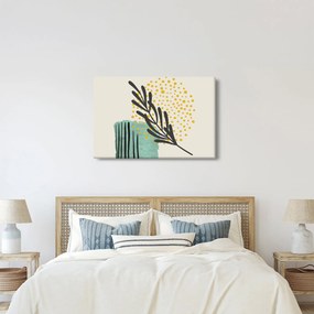 Obraz - Abstraktné listy N⁰3 (90x60 cm)