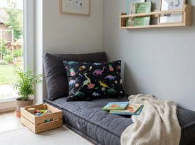 Obliečka na vankúš z mikrovlákna DINO SPACE 50x70 cm, farebný